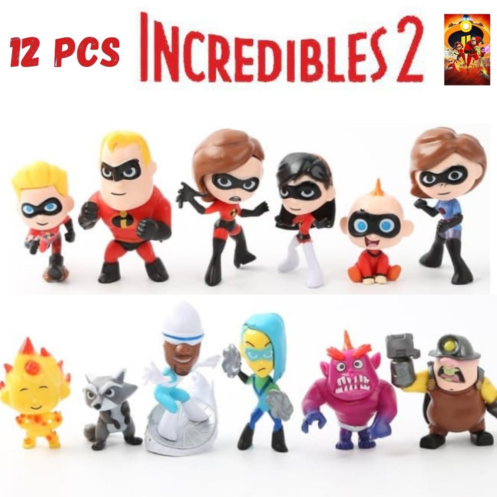 Pixar THE INCREDIBLE 2 Toys Minifigures, Fire Jack